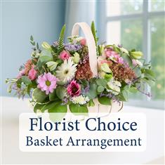 Florist Choice Basket Arrangement 1