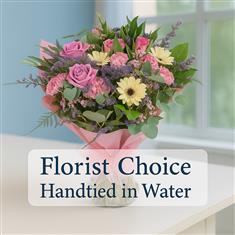 Florist Choice Hand-Tied in Water 1
